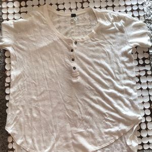 Free People Henley - Cream